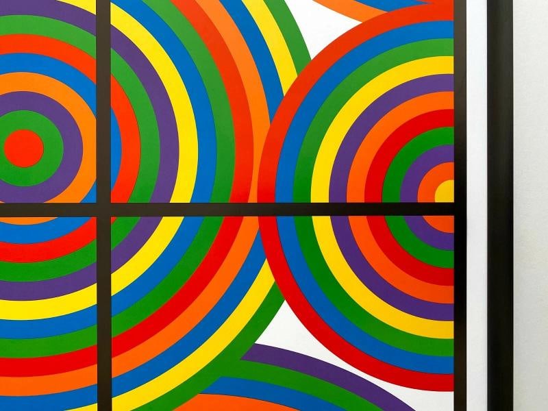 SOL LEWITT RARE LITHOGRAPH PRINT MUSEUM OF MODERN ART FRAMED MODERNIST POSTER - 9