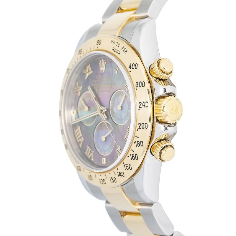 Rolex Cosmograph Daytona 116523 Tahitian MOP 18k Two Tone Auto Mens Watch 40mm - 3