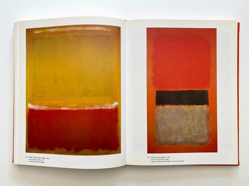 MARK ROTHKO A RETROSPECTIVE RARE 1978 1ST ED LITHO PRINT ABST EXPR HC ART BOOK - 9