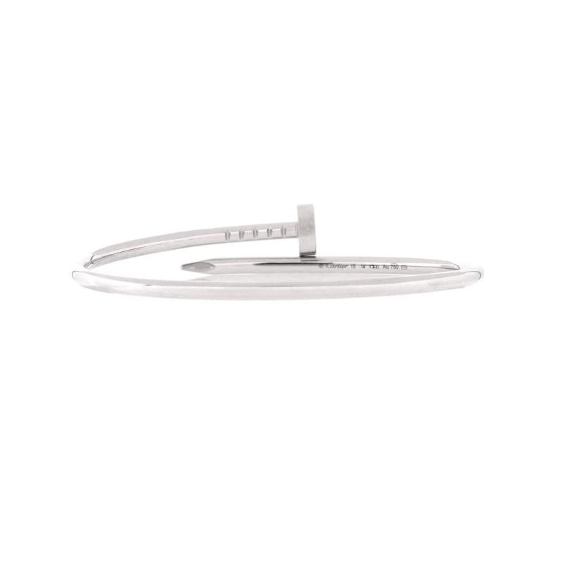 Cartier Juste un Clou Bracelet 18K White Gold Small - 3