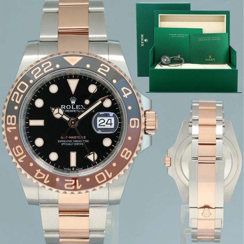 2025 NEW Rolex GMT Master II Root Beer Two Tone Rose Gold 126711 CHNR Watch Box: Condition New without box or papersReference Number 126711Model Rolex GMTMaster IIYear Manufactured 2025Brand RolexDepartment MenType WristwatchCountry of Origin Switzerland Brand Rolex Guaranteed Aut