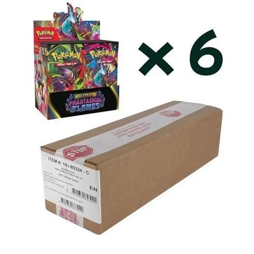 Pokemon Phantasmal Flames BOOSTER BOX SEALED CASE OF 6 ME02: Condition NewFactory Sealed A brandnew unused unopened undamaged item including handmade items See the sellers listing for full details ConventionEvent Pokƒmon LeagueCard Size