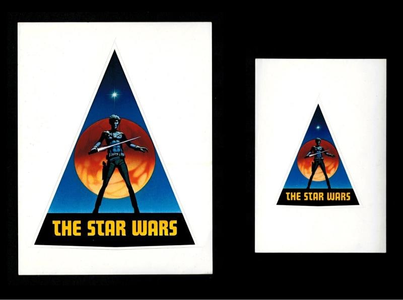 STAR WARS RARE EARLY LOGO PRE PRODUCTION DECAL STICKERS 1977: Industry MoviesObject Type PosterOriginalReproduction OriginalCountry of Origin United States This is a genuine set of two early logo pre production decal stickers Extremely rare These are not