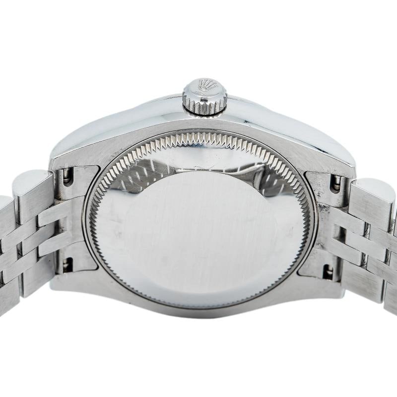 Rolex Datejust 178240 2016 Card Midsize SS Jubilee Grey Floral Dial Auto 31mm - 6