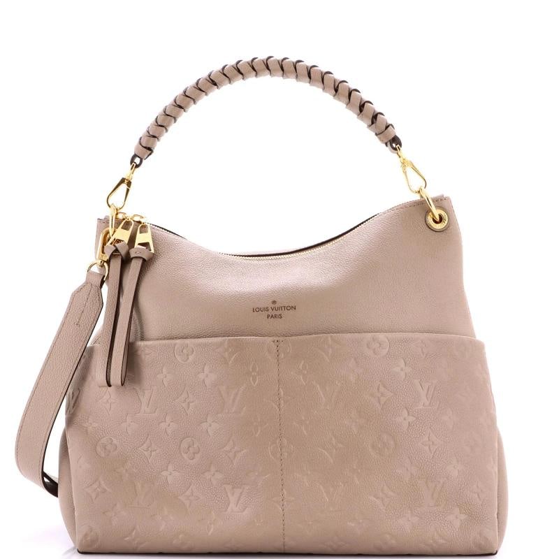 Louis Vuitton Maida Handbag Monogram Empreinte Leather: Measurements: Handle Drop 5.5", Height 12.5", Width 13", Depth 6.5", Strap Drop 17.5-21.5" . Condition: Pre-owned - Excellent,Brand: Louis Vuitton,Exterior Material: Leather,Style: Hobos,Exterior