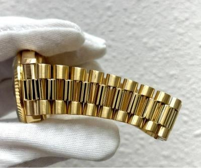 Rolex Day Date President 18038 36mm Black Dial 18K Yellow Gold - 6