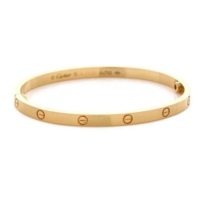 Cartier Love Bracelet 18K Yellow Gold Small - 3