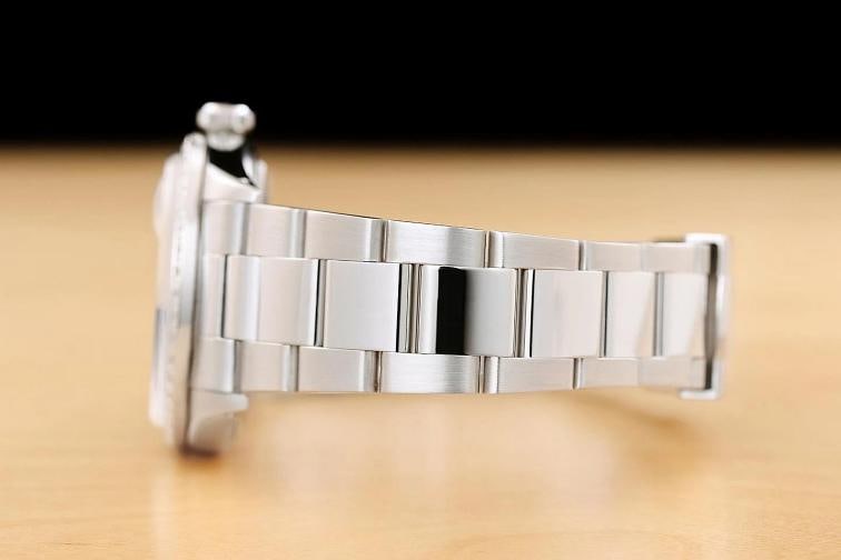 ROLEX DATEJUST 1601 18K GOLD STEEL ICE BLUE DIAMOND WATCH w/ OYSTER BRACELET - 5