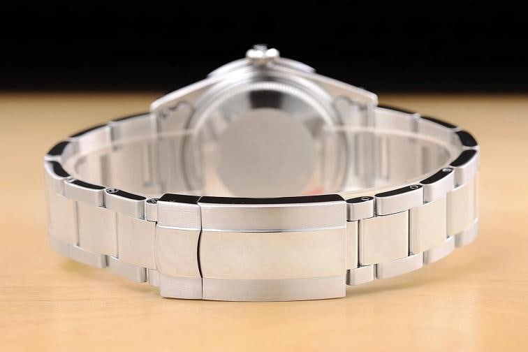 ROLEX DATEJUST 1601 18K GOLD STEEL ICE BLUE DIAMOND WATCH w/ OYSTER BRACELET - 6