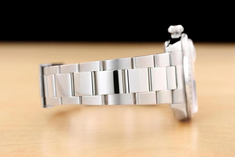 ROLEX DATEJUST 1601 18K GOLD STEEL ICE BLUE DIAMOND WATCH w/ OYSTER BRACELET - 8