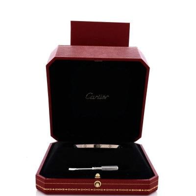 Cartier Love Bracelet 18K White Gold Small - 2