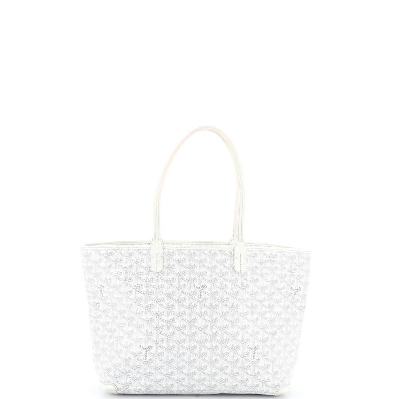 Goyard Artois Tote Coated Canvas PM: Measurements: Handle Drop 8", Height 9.5", Width 13", Depth 5", Strap Drop 7.5" . Condition: Pre-owned - Excellent,Brand: Goyard,Exterior Material: Canvas Coated,Style: Totes,Exterior Color: