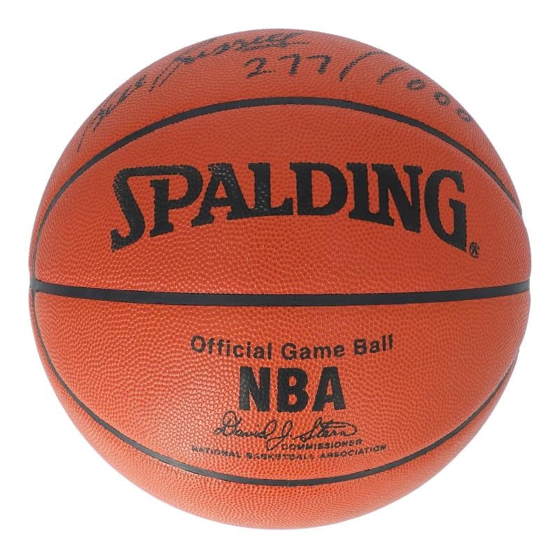 Wilt Chamberlain & Bill Russell Signed Official NBA Game Basketball JSA COA - 2