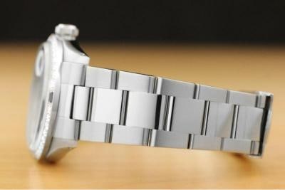 MENS ROLEX DATEJUST ICE BLUE 18K WHITE GOLD DIAMOND SAPPHIRE & STEEL WATCH - 5