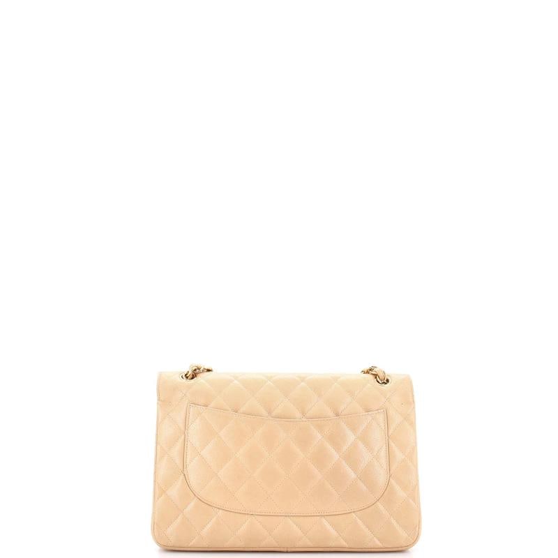 Chanel Classic Double Flap Bag Quilted Caviar Jumbo - 3