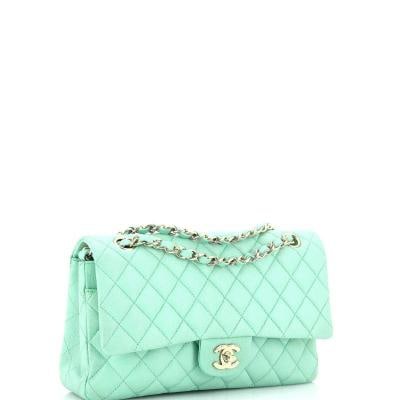 Chanel Classic Double Flap Bag Quilted Caviar Medium - 3