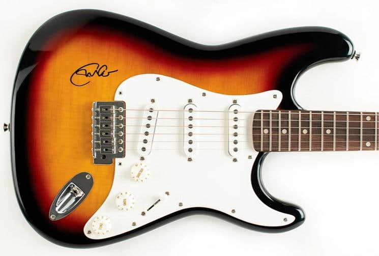Eric Clapton Autographed Signed Fender Squier Stratocaster Electric Guitar BAS (1 of 4)