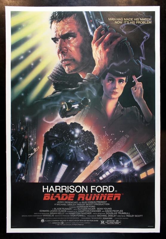 BLADE RUNNER VINTAGE ORIGINAL MOVIE POSTER 1982~(27" x 41") (1 of 1)