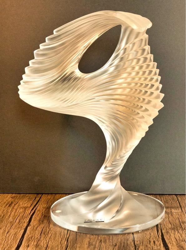 Vintage LALIQUE Frosted Crystal Art Glass Sculpture~Signed (1 of 12)