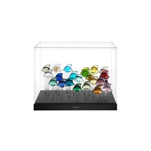 Lalique Aquarium with 25 Fish Assorted Included Ref. 10589500 - 2