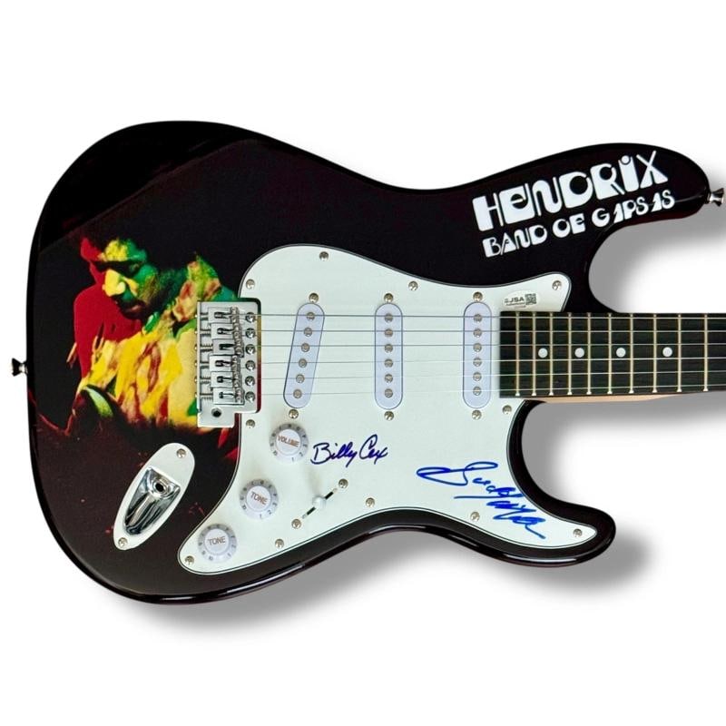 Jimi Hendrix: Band of Gypsys Signed Guitar Custom JSA COA Billy Cox Buddy Miles (1 of 3)