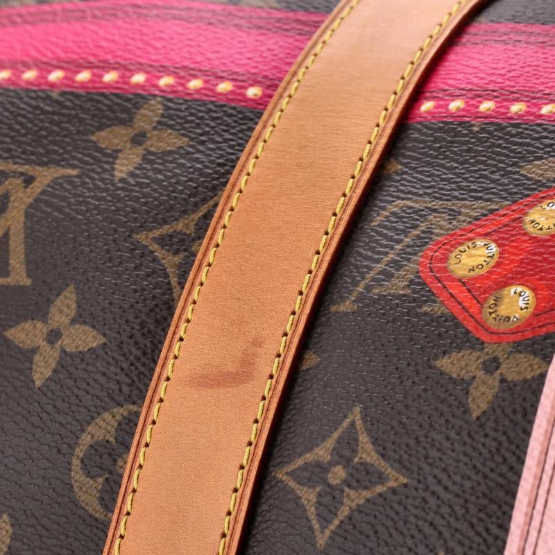 Louis Vuitton Keepall Bandouliere Bag Limited Edition Summer Trunks Monogram - 6