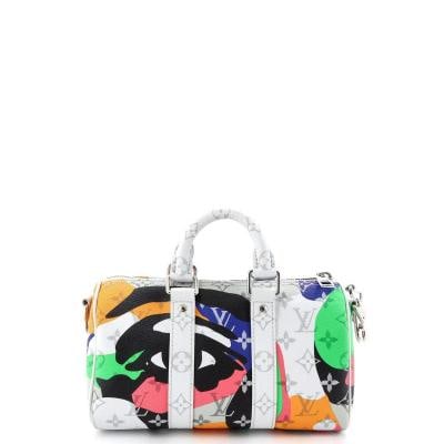 Louis Vuitton Keepall Bandouliere Bag Limited Edition Portrait Monogram Canvas - 3