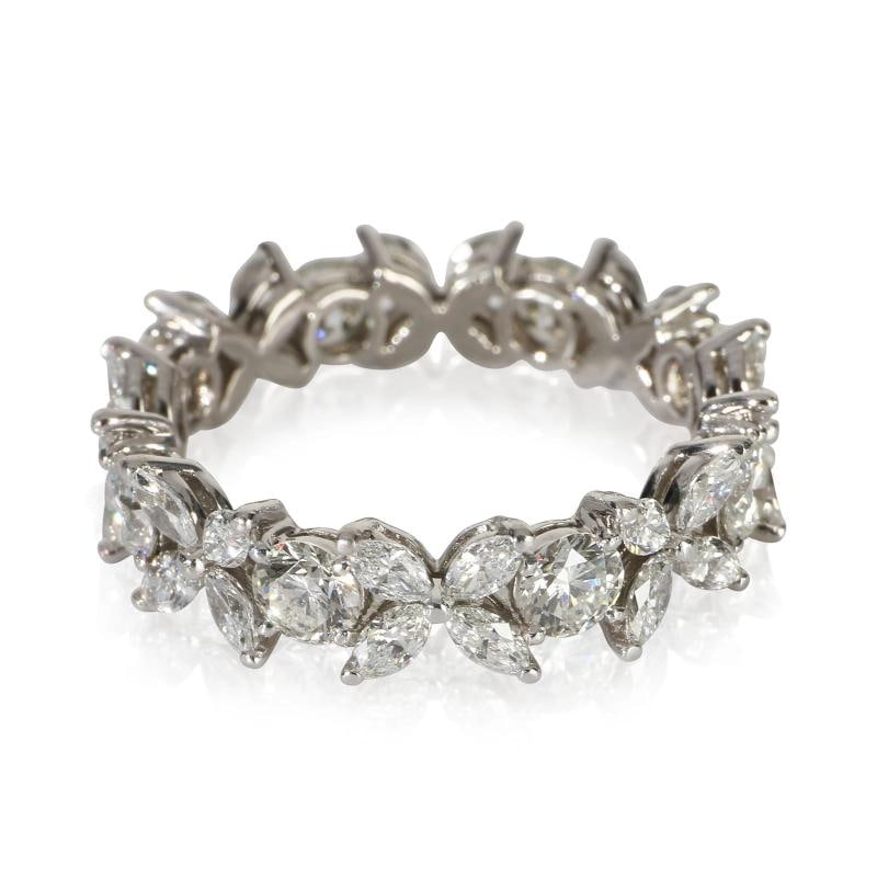 Tiffany & Co. Platinum Diamond Victoria Ring - 2