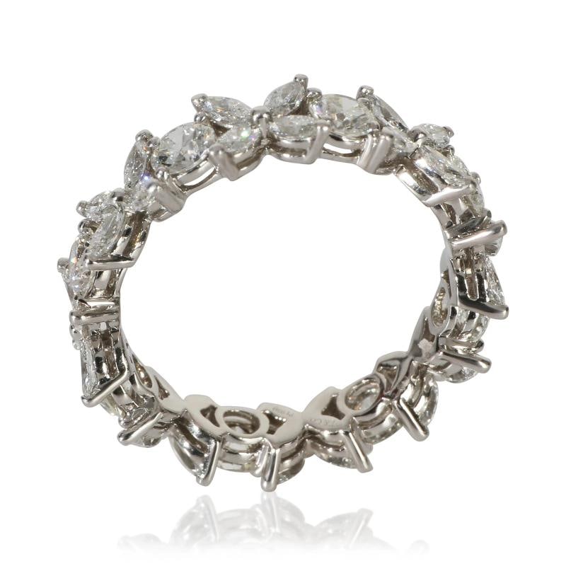 Tiffany & Co. Platinum Diamond Victoria Ring - 4