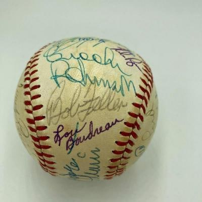 Mickey Mantle Joe DiMaggio Roger Maris Ted Williams Signed Baseball Beckett COA - 8