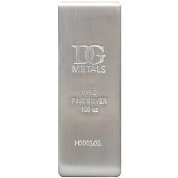100 oz Silver Bar - Dillon Gage - .999 (1 of 2)