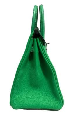 Hermes Birkin 25 Touch Vert Comics Green Togo and Alligator Palladium New 2023 - 8