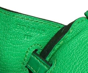 Hermes Birkin 25 Touch Vert Comics Green Togo and Alligator Palladium New 2023 - 9