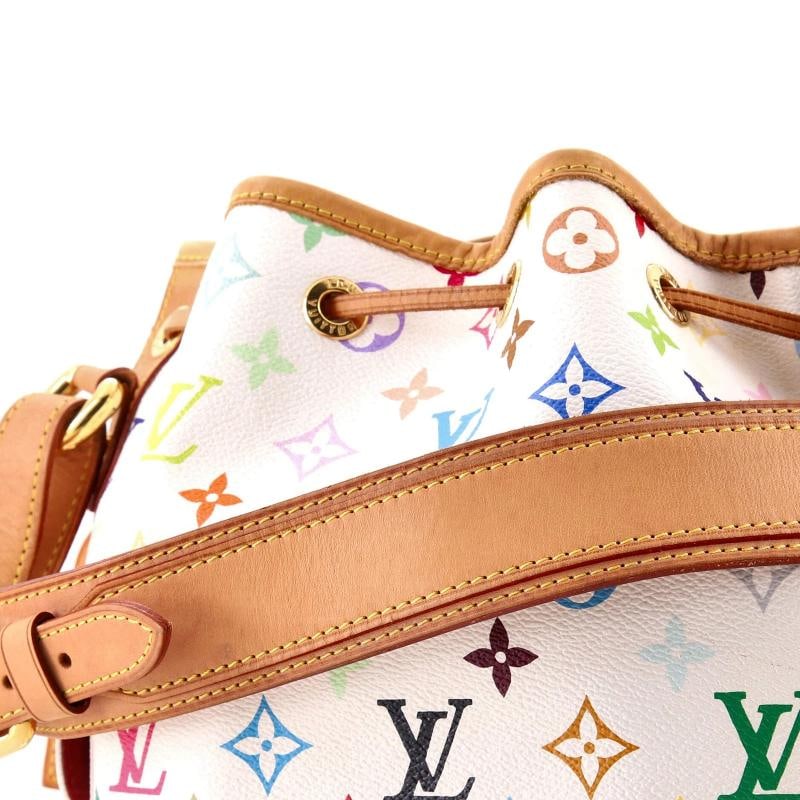 Louis Vuitton Petit Noe Handbag Monogram Multicolor - 7