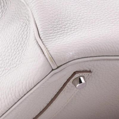 Hermes Birkin Handbag Grey Togo with Palladium Hardware 35 - 8