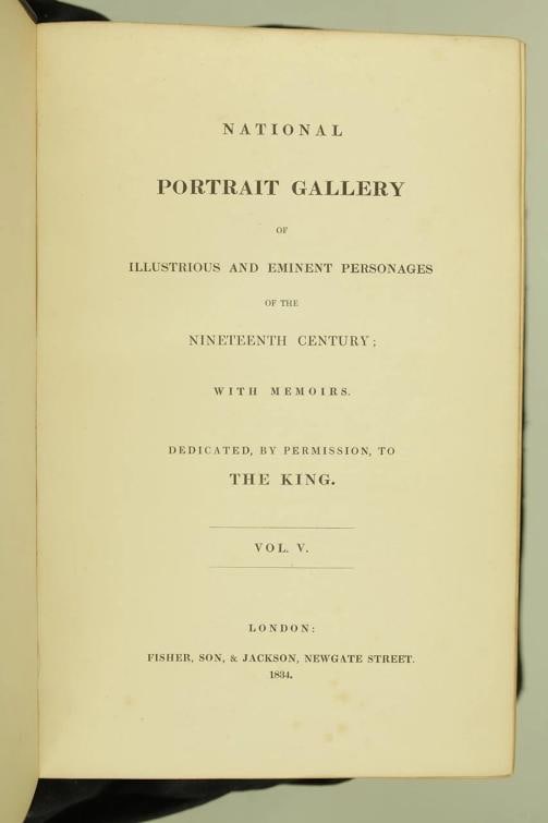 William Jerdan / National Portrait Gallery of Illustrious and Eminent 1st 1830 - 20