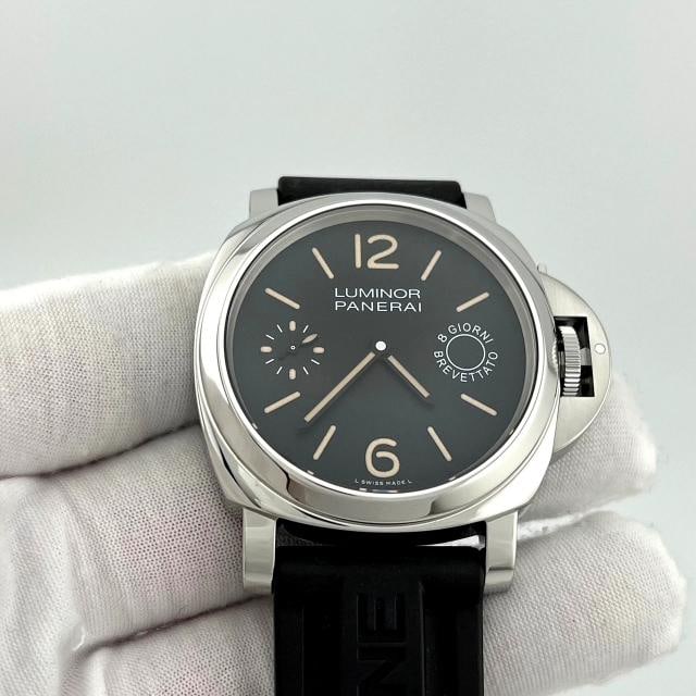 Panerai Luminor Marina 8 Days PAM 590 PAM00590 44mm Black Dial Stainless Steel - 4