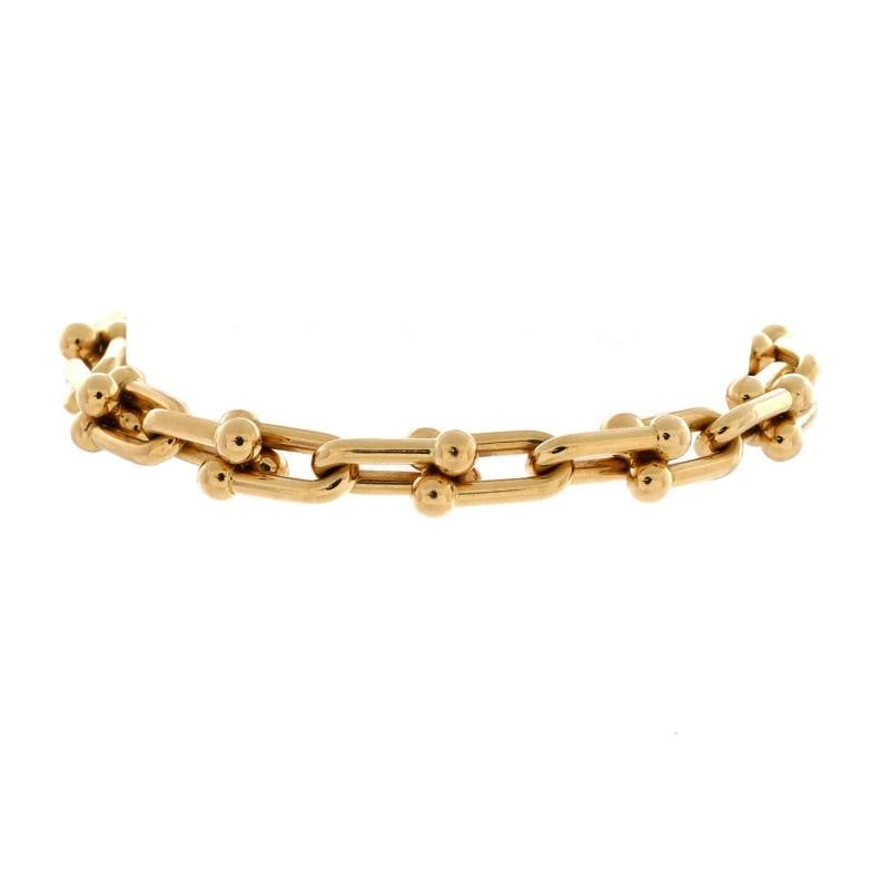 Tiffany & Co. HardWear Link Bracelet 18K Yellow Gold Medium: Condition: Pre-owned - Good,Brand: Tiffany & Co.,Main Stone: Unknown,Metal: 18K Yellow Gold,Metal Purity: 18K,Style: Bracelet,Type: Bracelet,Color: Yellow Gold,Material: 18K Yellow Gold Condition: