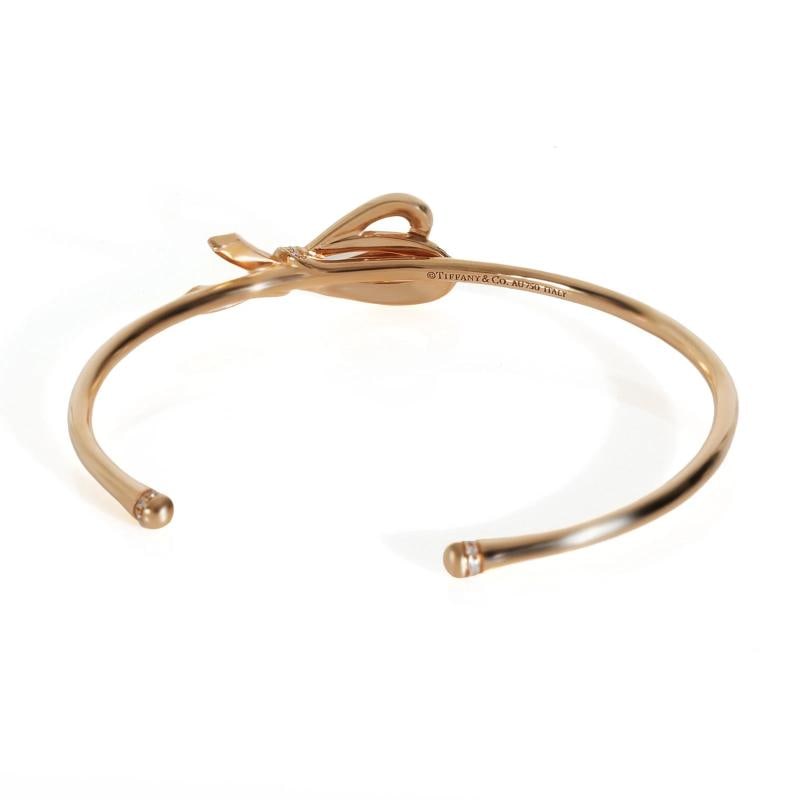 Tiffany & Co. Bow Bracelet in 18k Rose Gold 0.82 CTW - 3