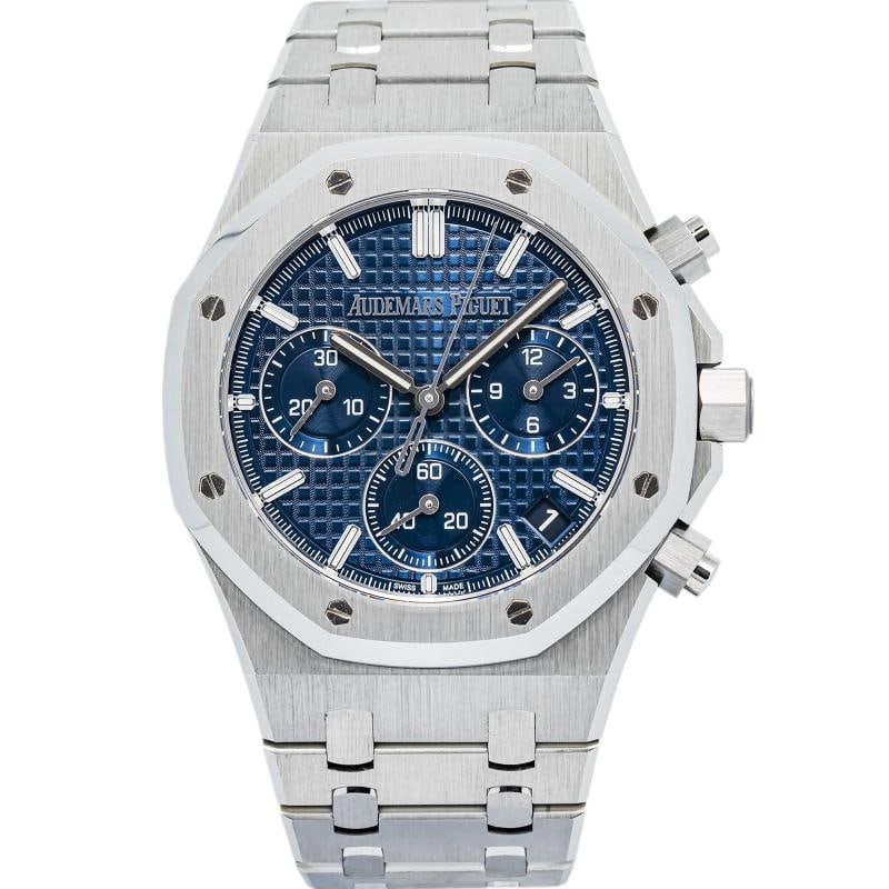 Audemars Piguet Royal Oak 2624OST Complete50th Anniversary Blue Men's Watch 41mm (1 of 6)