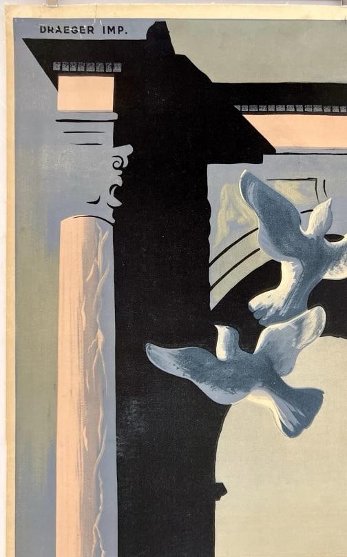 Original Vintage Poster PARIS French Art Deco Travel Tourism CASSANDRE France OL - 2