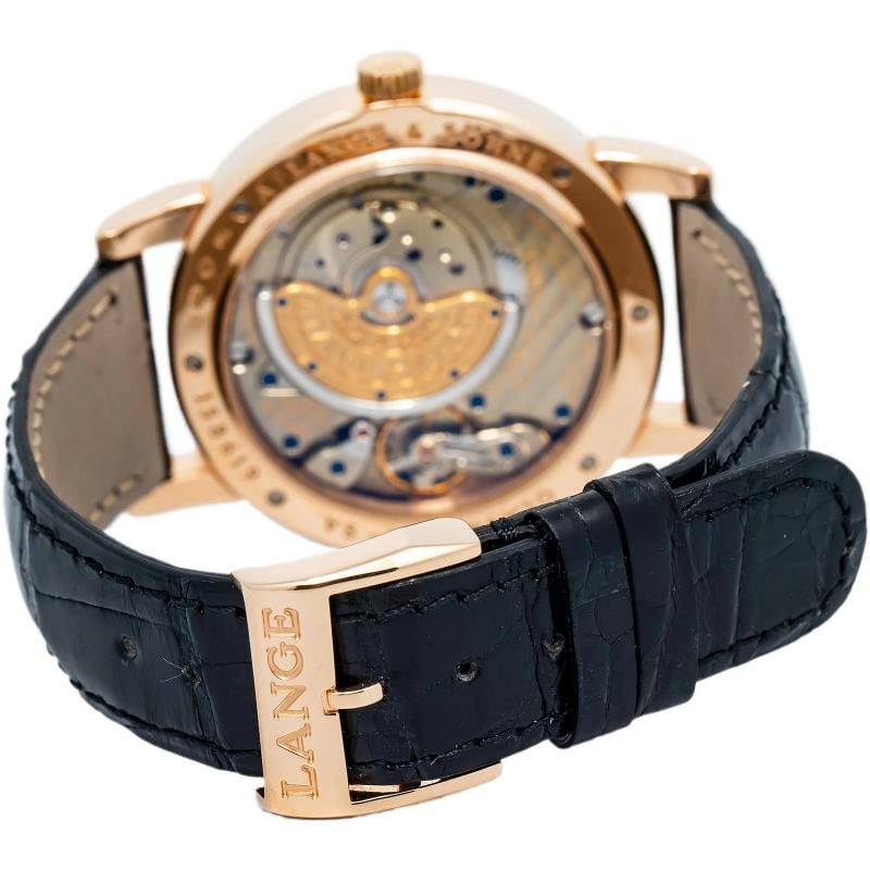 A. Lange & Sohne Grand Langematik 309.031 2010 Paper 18K RG Black Auto Men 40mm - 5