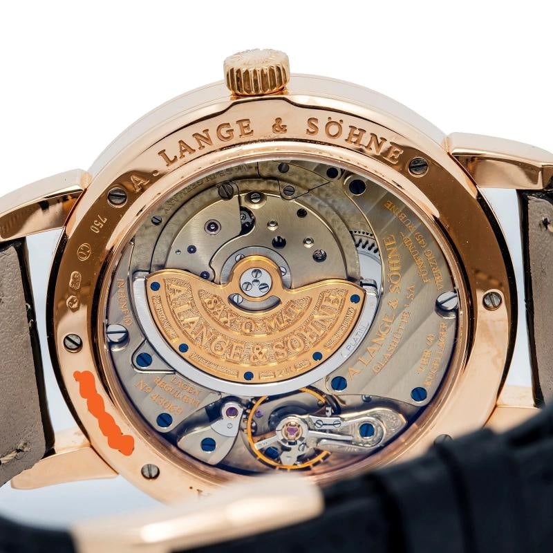 A. Lange & Sohne Grand Langematik 309.031 2010 Paper 18K RG Black Auto Men 40mm - 6