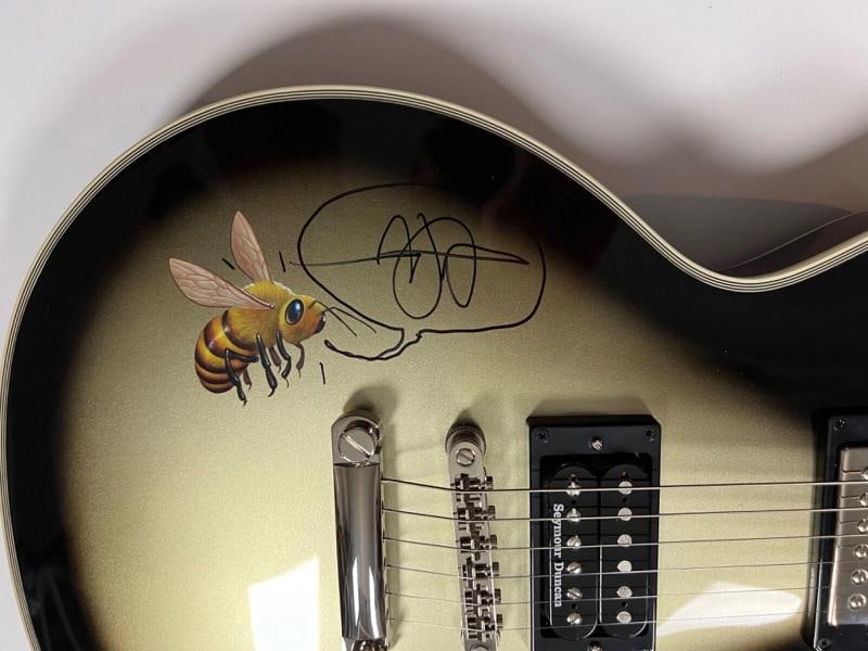 Adam Jones Signed Epiphone Les Paul Mark Ryden - Queen Bee Edition Guitar With Case (JSA LOA) - 10