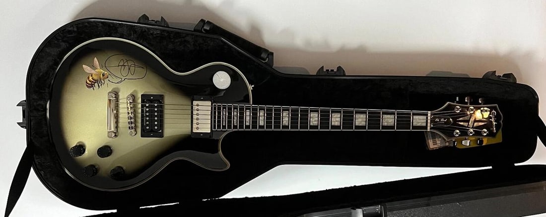 Adam Jones Signed Epiphone Les Paul Mark Ryden - Queen Bee Edition Guitar With Case (JSA LOA) - 11