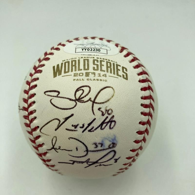 2014 San Francisco Giants World Series Champs Team Signed W.S. Baseball JSA COA - 2