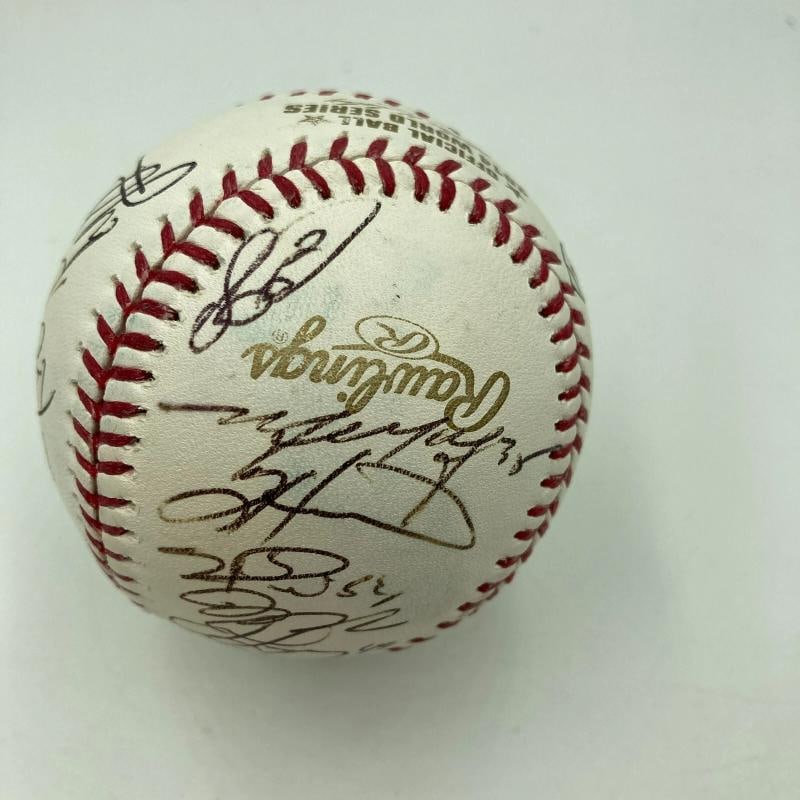 2014 San Francisco Giants World Series Champs Team Signed W.S. Baseball JSA COA - 5