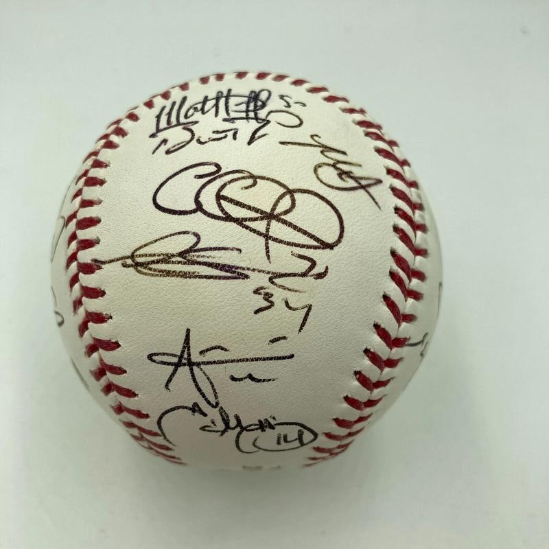 2014 San Francisco Giants World Series Champs Team Signed W.S. Baseball JSA COA - 7