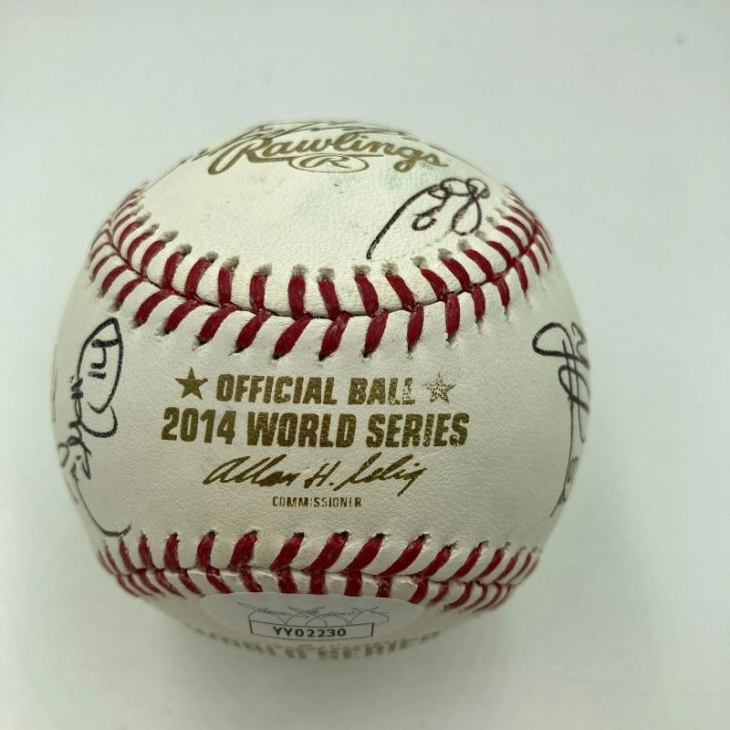 2014 San Francisco Giants World Series Champs Team Signed W.S. Baseball JSA COA - 8