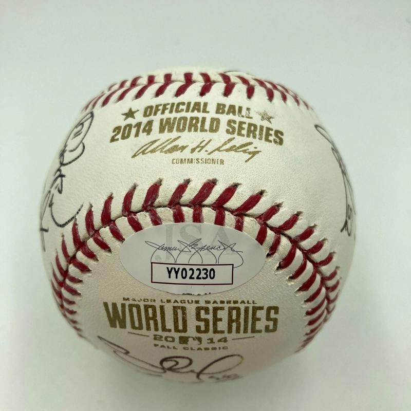 2014 San Francisco Giants World Series Champs Team Signed W.S. Baseball JSA COA - 9